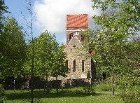 Kirche im Ort Klobbicke