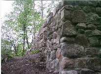 Mauerreste Burg Breydin